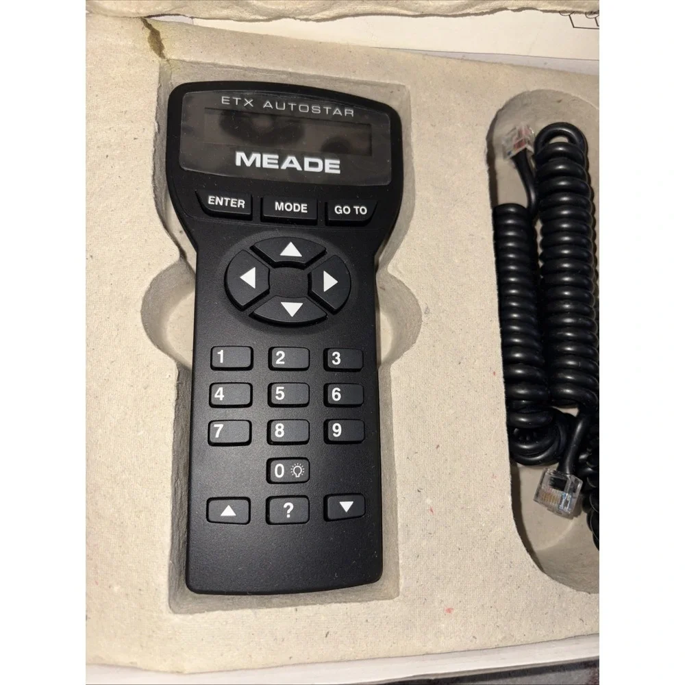 Meade #497 Autostar Computer Controller Hand Box Telescope Remote - BOXED - 074